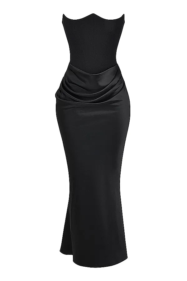 LINDA MAXI DRESS - BLACK
