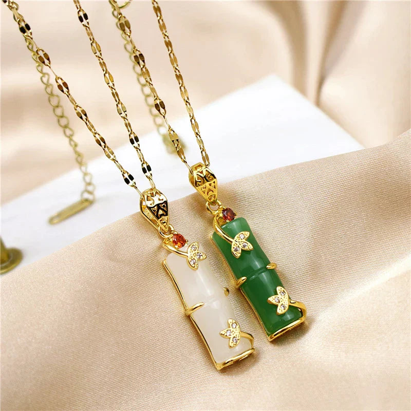 jade amulet necklace