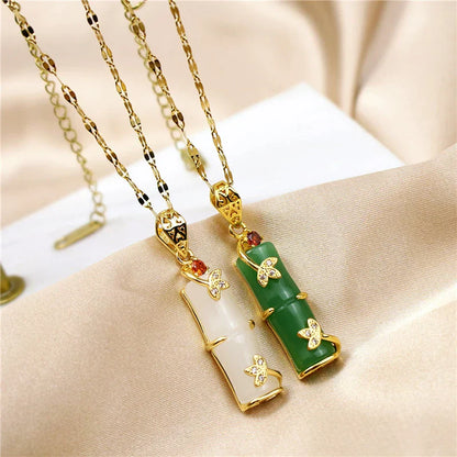 jade amulet necklace
