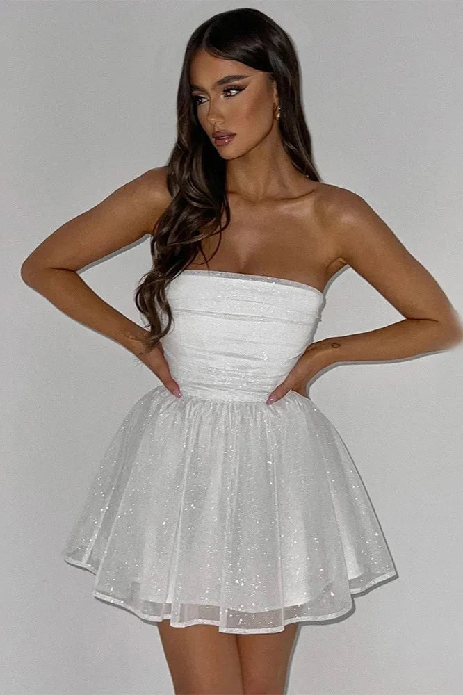 Aiah | Mini glitter dress