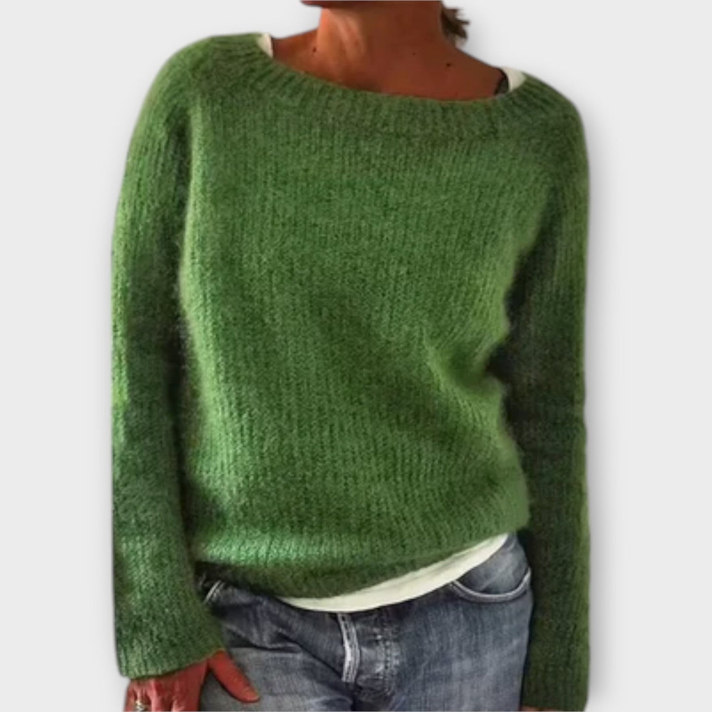 Regine – plain knitted sweater