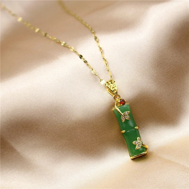 jade amulet necklace