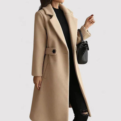 Clara - Wool coat with belt