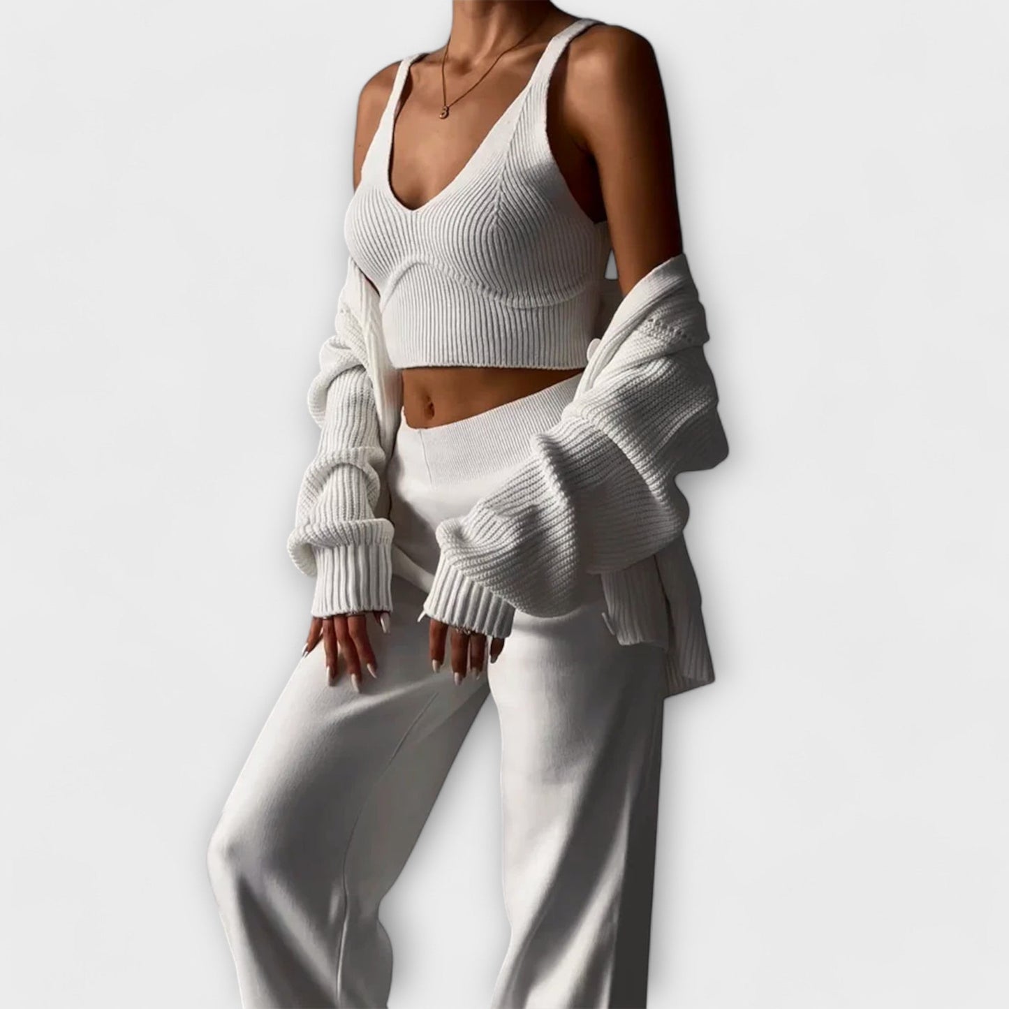 Delia - 3-piece knit set