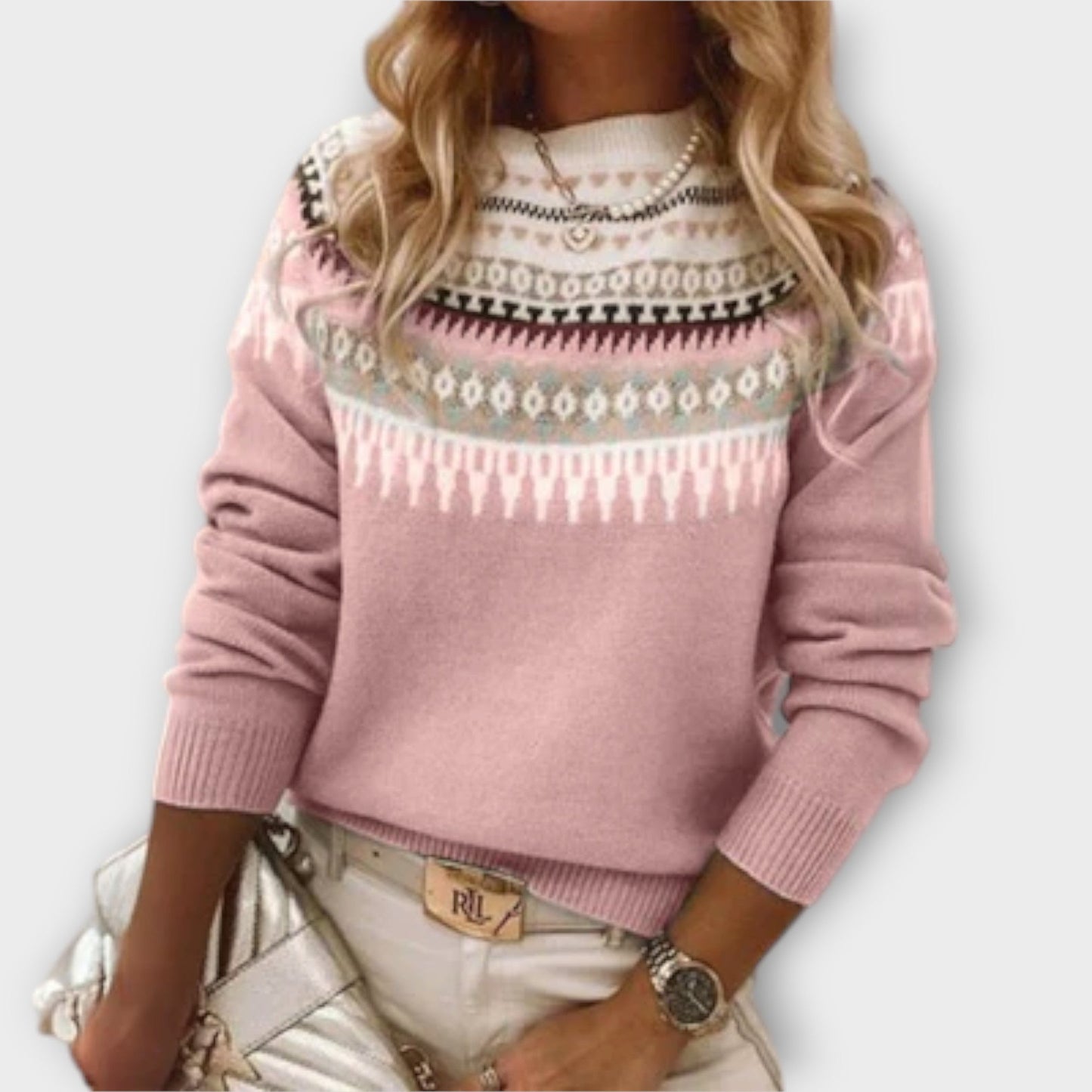 Lena - Cozy and warm everyday knitted sweater