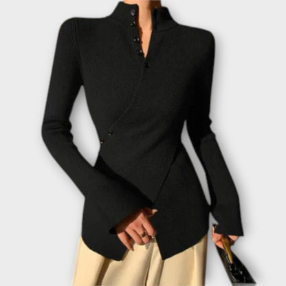 Michiko – Elegant cotton knit sweater