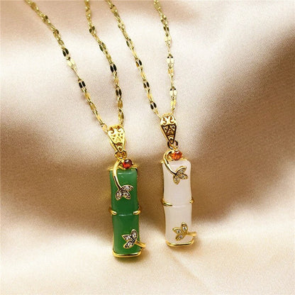 jade amulet necklace