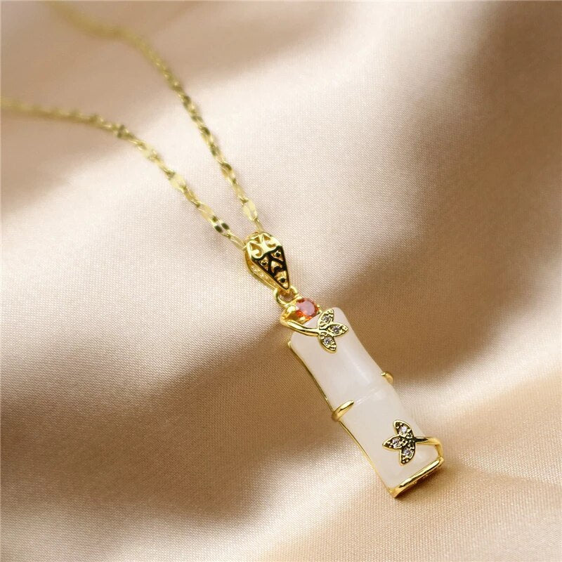 jade amulet necklace