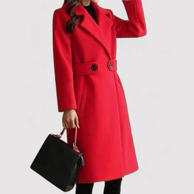 Clara - Wool coat with belt