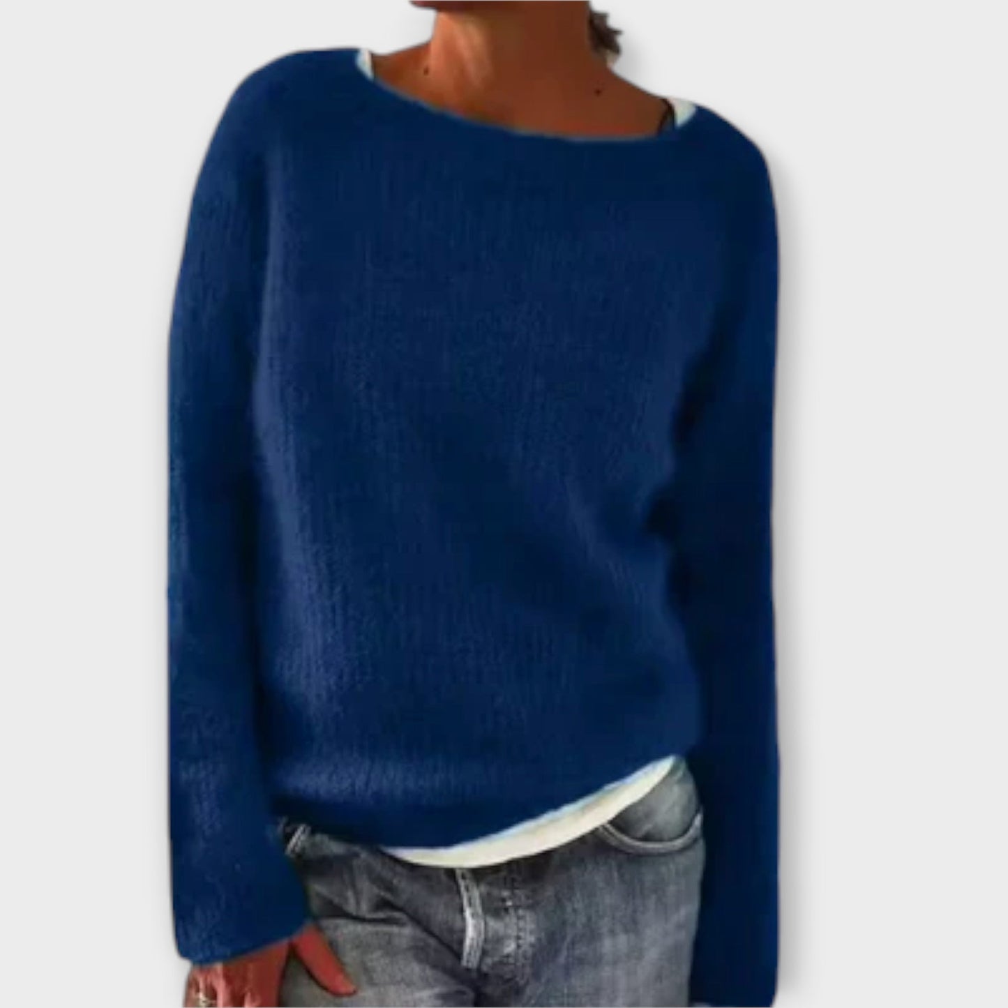 Regine – plain knitted sweater