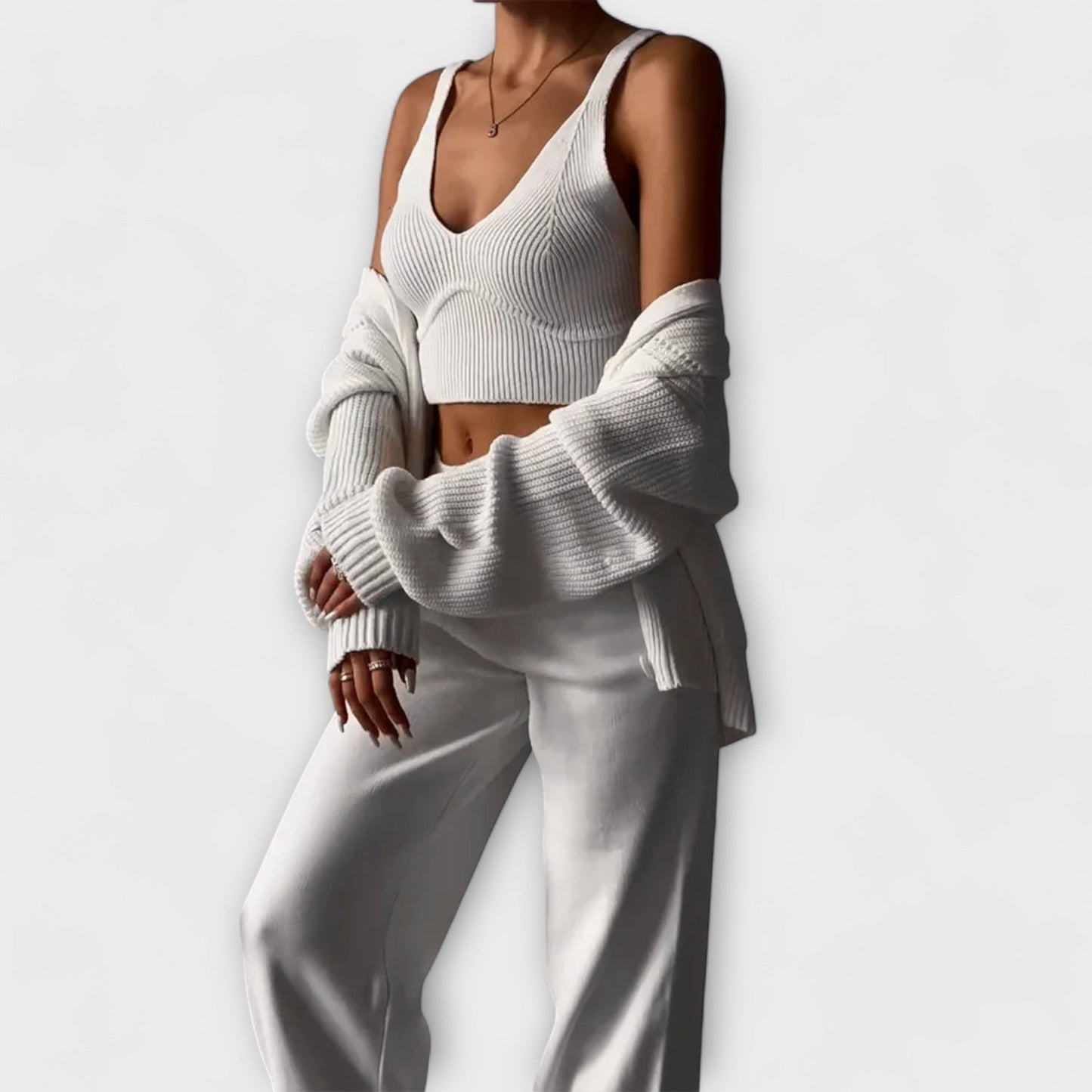 Delia - 3-piece knit set