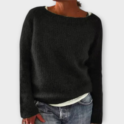 Regine – plain knitted sweater