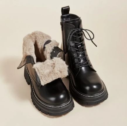 Lined women's boots