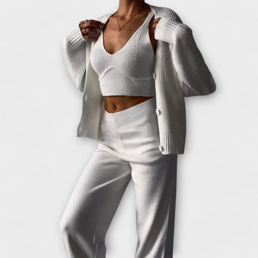 Delia - 3-piece knit set