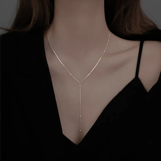 tassel collarbone necklace