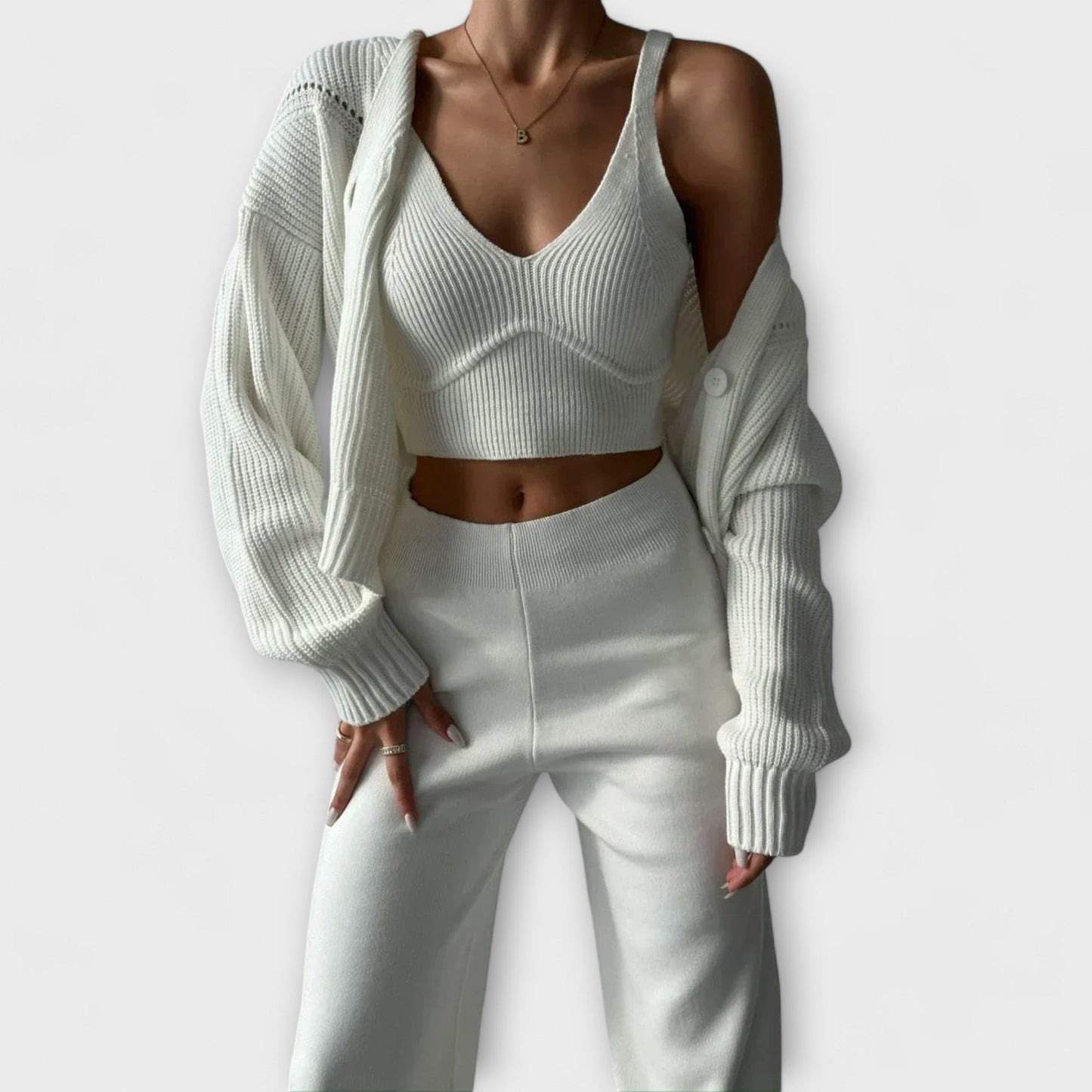 Delia - 3-piece knit set