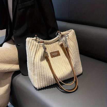 Flair. - Soft corduroy shoulder bag