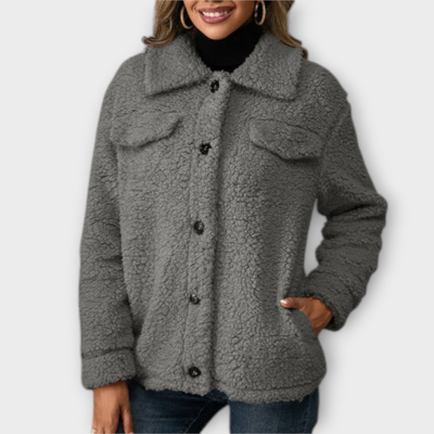 Lucy - Warm teddy jacket