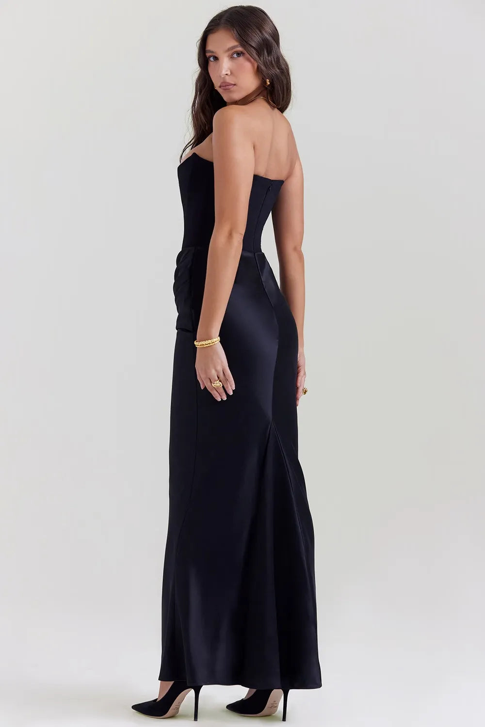 LINDA MAXI DRESS - BLACK