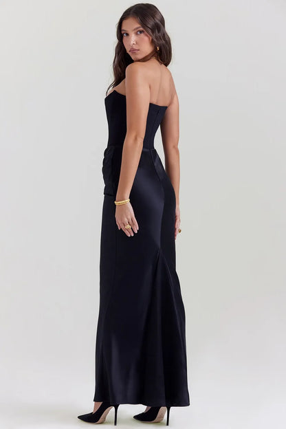 LINDA MAXI DRESS - BLACK