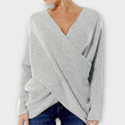 Heidi - Crossed Sweater